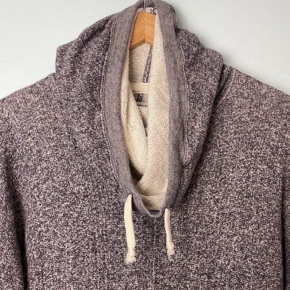 TNAMarled Purple Oversized Cowlneck Hoodie Size XS - Picture 4 of 9